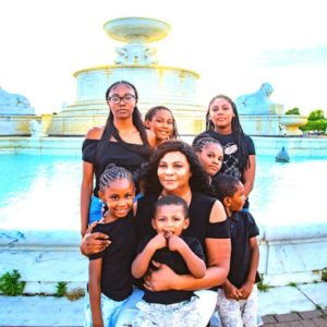 Carolyn A. Thompson & 7 grandchildren