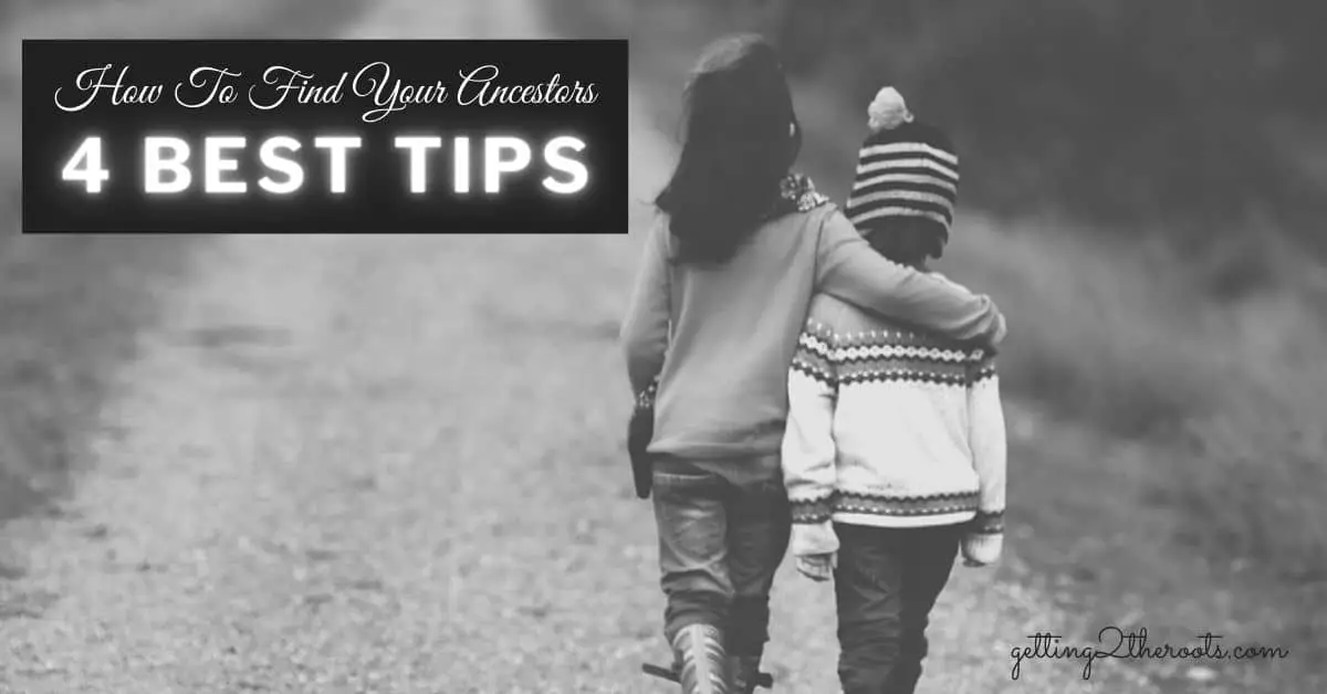 A photo of boy and girl used in my How To Find Your Ancestors | 4 Best Tips