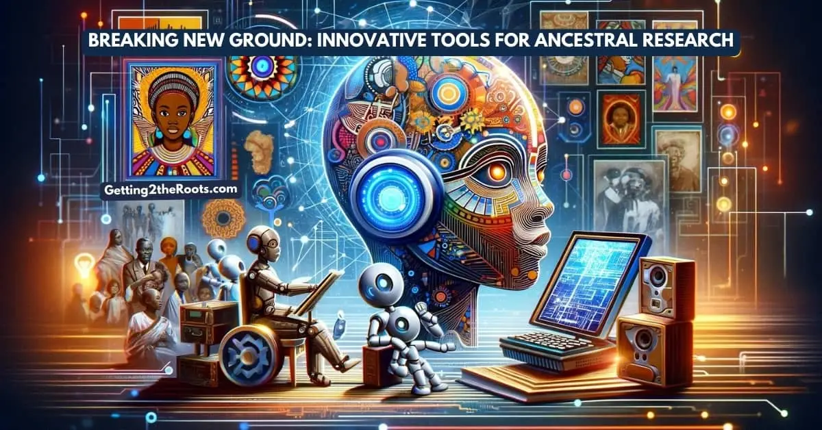 DNA image representing Breaking New Ground: Innovative Tools for Ancestral Research.