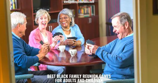 This is an image of older adults playing cards used in my article Best Black Family Reunion Games.