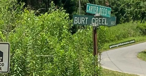 A photo of my great uncle Burt Creel's street sign was used in my article, "My Great Uncle Burton Burt Creel's Life Story."