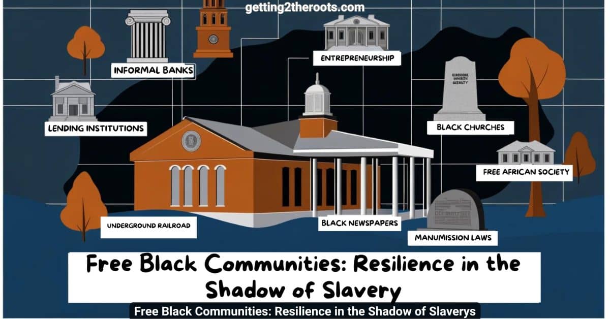 Image representing my article, Free Black Communities Resilience in the Shadow of Slavery.