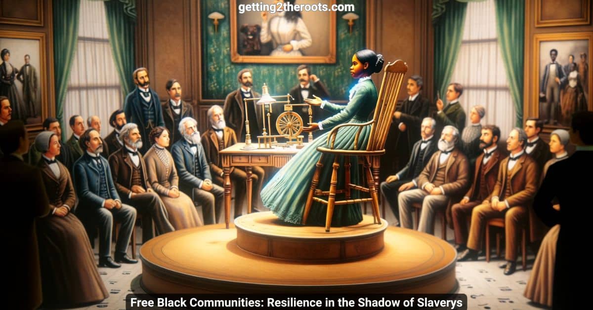 Image of black woman representing my article, Free Black Communities Resilience in the Shadow of Slavery.