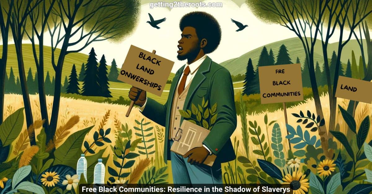 Image of black man representing my article, Free Black Communities Resilience in the Shadow of Slavery.