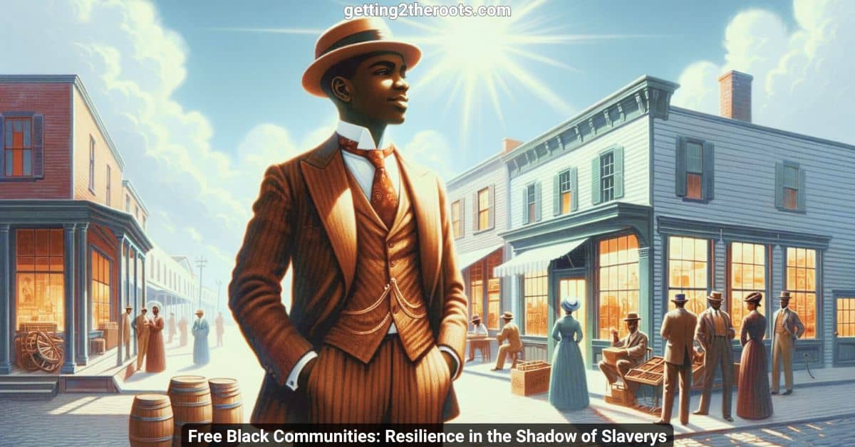 Image of black man representing my article, Free Black Communities Resilience in the Shadow of Slavery.