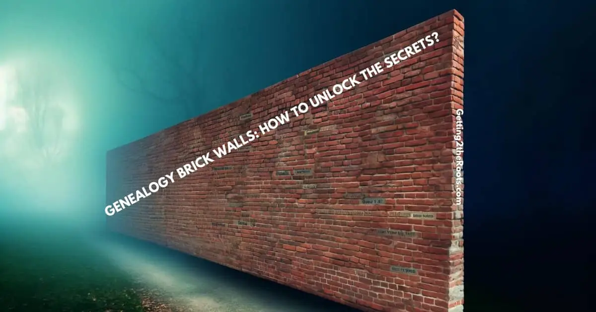 Image of a brick wall representing Genealogy Brick Walls: How To Unlock the Secrets?