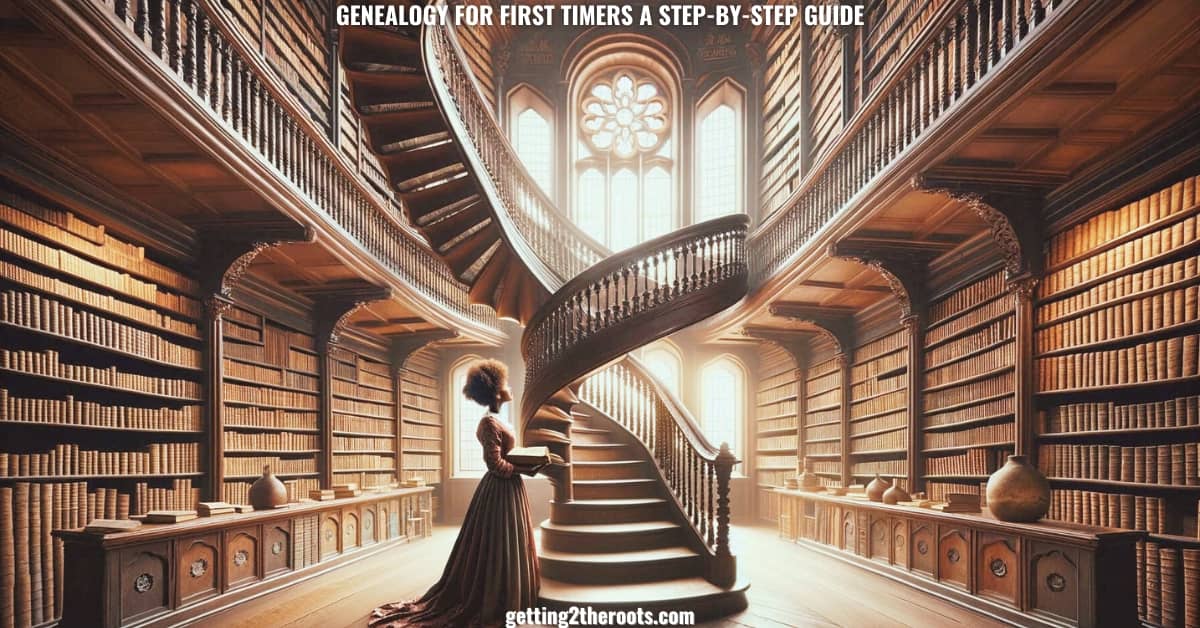 Image of black woman representing my article, Genealogy for First Timers A Step-by-Step Guide.