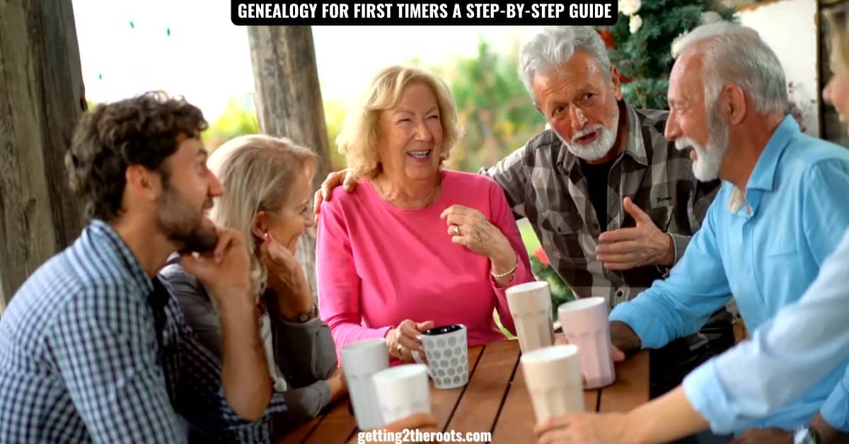 Image of white family representing my article, Genealogy for First Timers A Step-by-Step Guide.