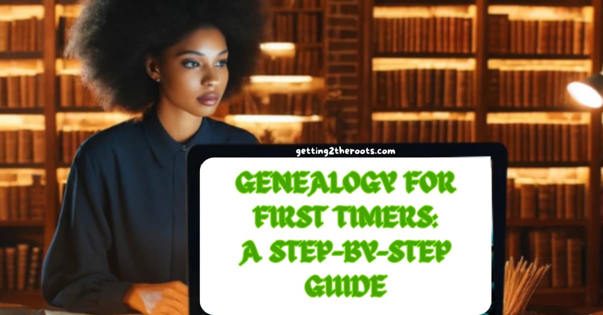 Image of black woman representing my article, Genealogy for First Timers A Step-by-Step Guide.