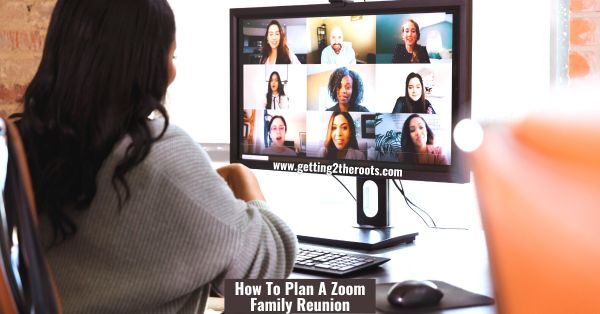 This is an image of a zoom meeting used in my article How To Plan A Zoom Family Reunion.