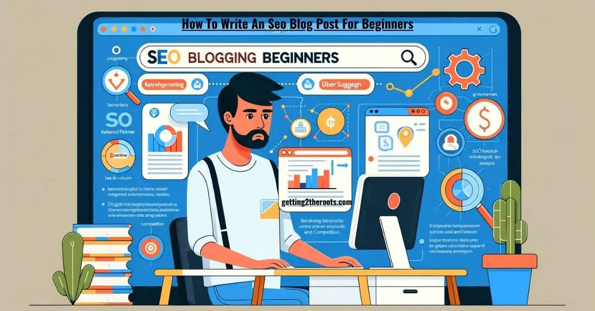 Image of a white man representing Seo Blog Post For Beginners.