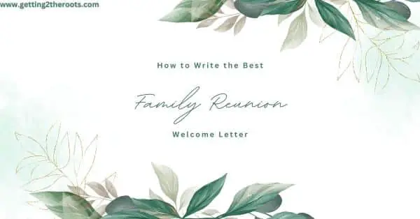 Sample Family reunion letter was used in my article How To Write the Best Family Reunion Letter