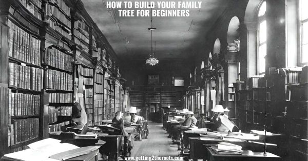 An image of a old fashion library that was used in my post How to Build Your Family Tree For Beginners.
