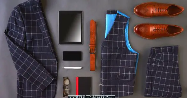 An image of a complete man's formal outfit including accessories was used in my post How to Dress for A Family Reunion | Tips for All Ages.