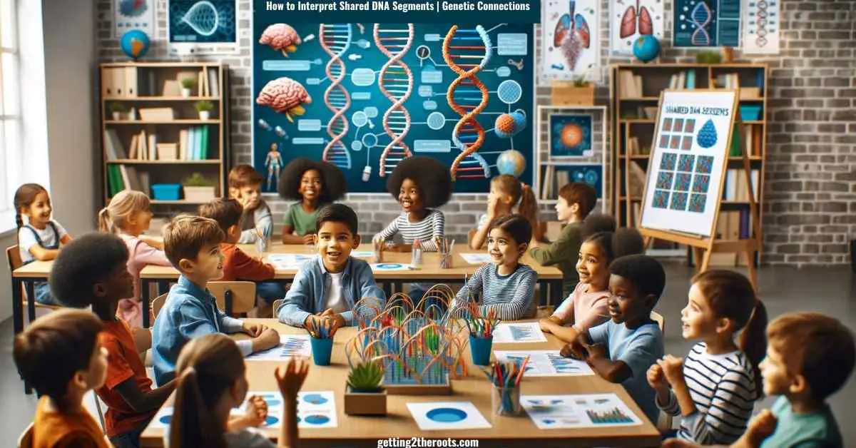 DNA image of children representing Shared DNA Segments.