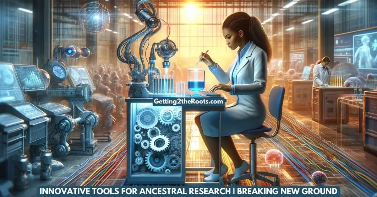 DNA image representing Breaking New Ground: Innovative Tools for Ancestral Research.