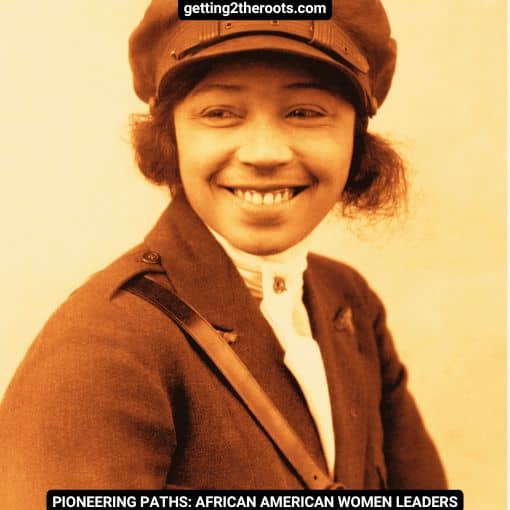 Image Bessie Coleman used in my article, Pioneering Paths: African American Women Leaders.