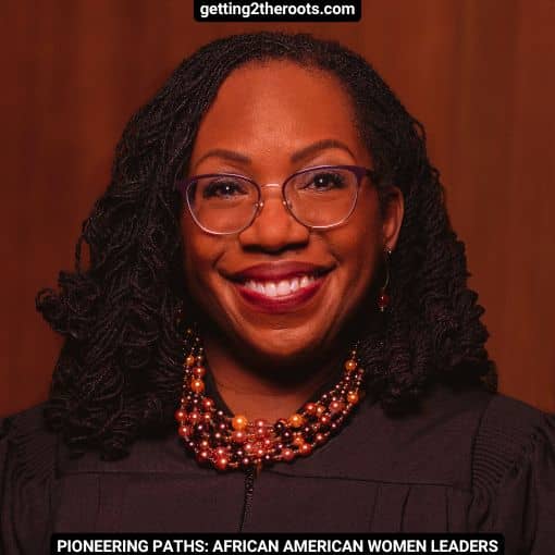 An image of Ketanji Brown Jackson is used in my article, Pioneering Paths: African American Women Leaders.