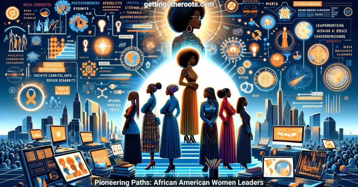 Image of a black woman representing my article, TPioneering Paths African American Women Leaders.