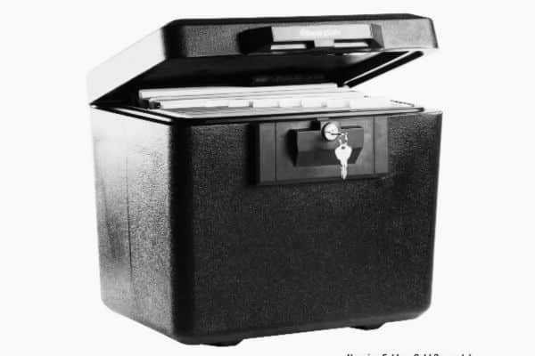 Image of a storage bin used in my article Techniques For A Successful Family History Blog.