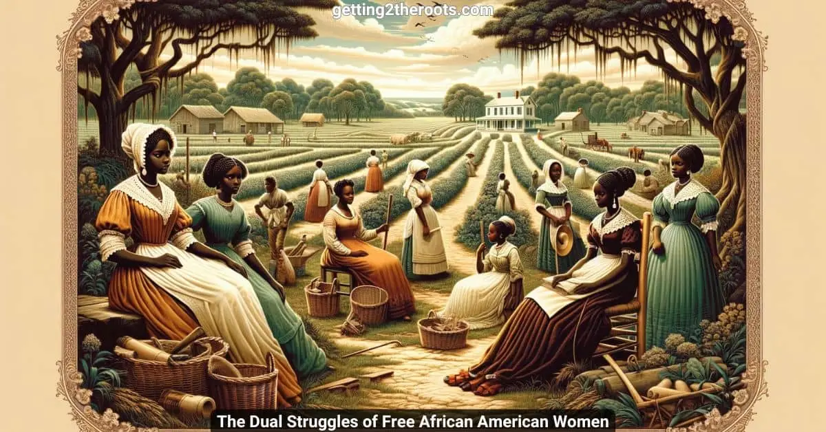 Image of a black woman representing my article, The Dual Struggles of Free African American Women.