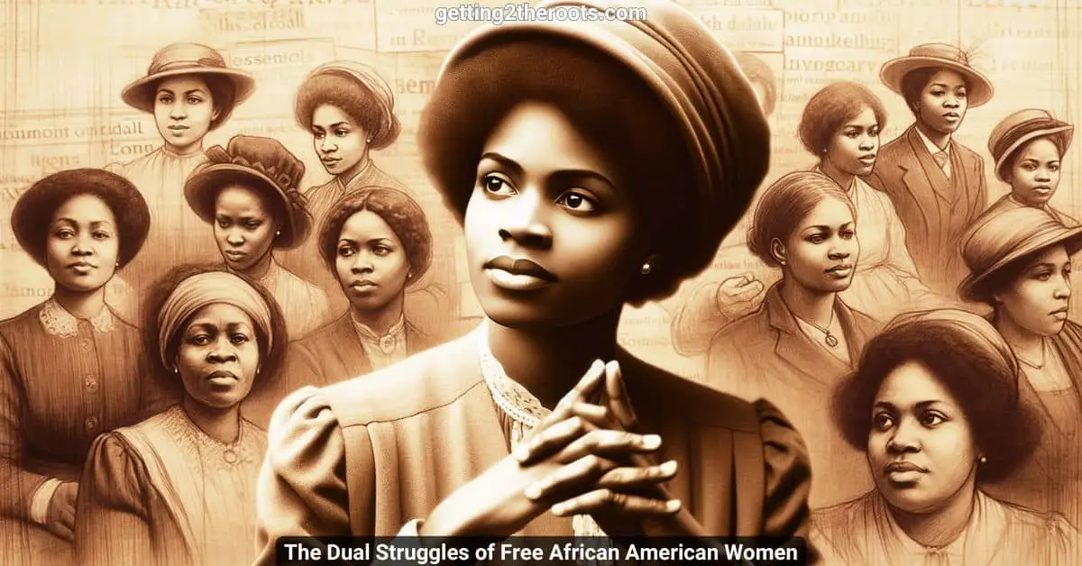 Image of a black woman representing my article, The Dual Struggles of Free African American Women.