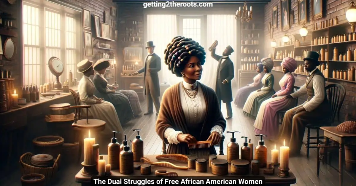 Image of a black woman representing my article, The Dual Struggles of Free African American Women.