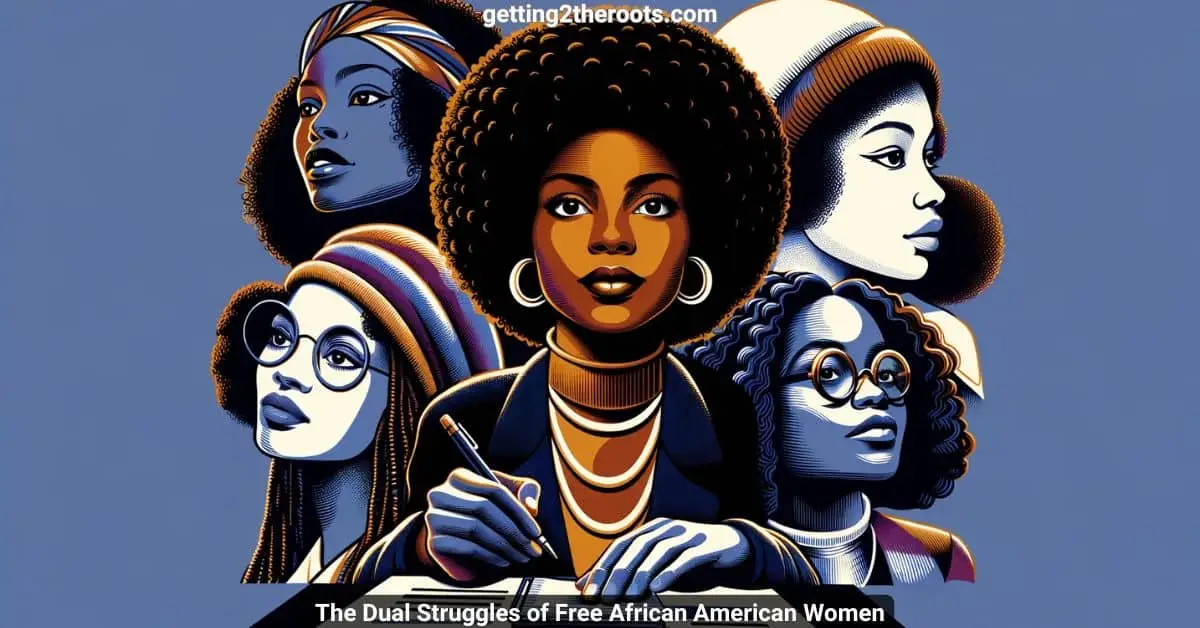 Image of a black woman representing my article, The Dual Struggles of Free African American Women.