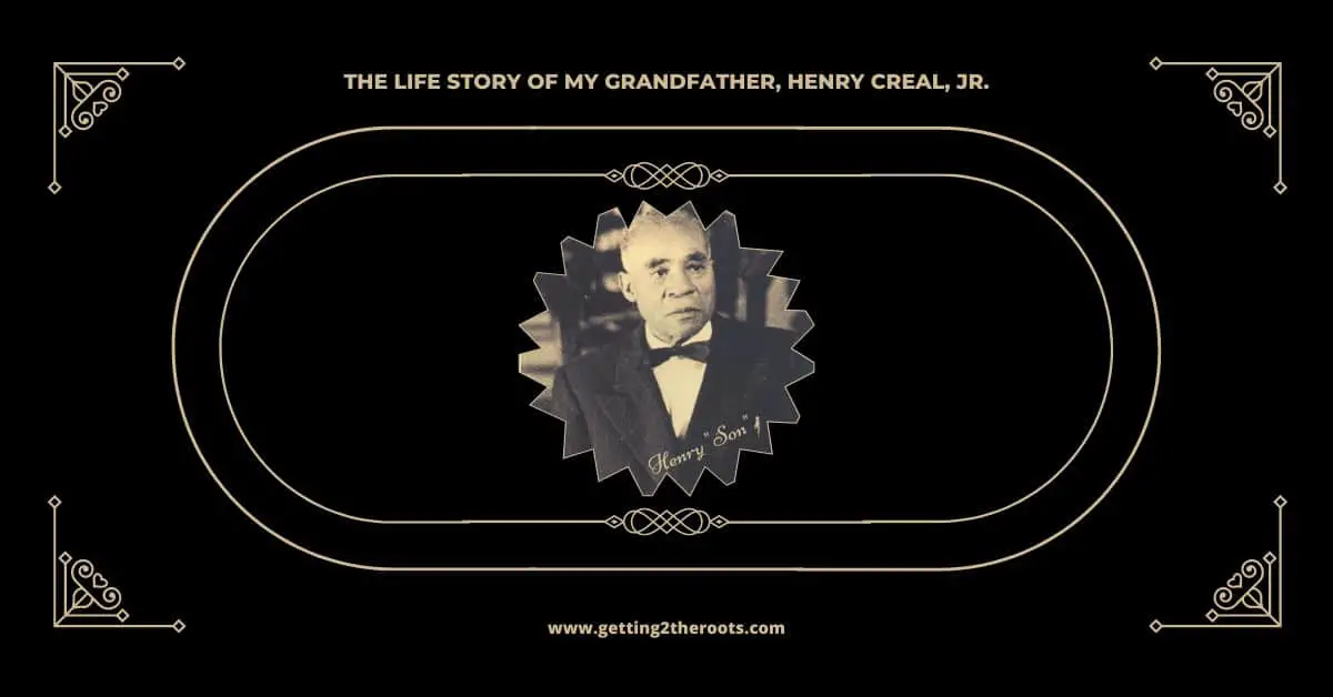 A photo of my grandfather was used in my article "The Life Story Of My Grandfather Henry Lovell Creal, Jr."