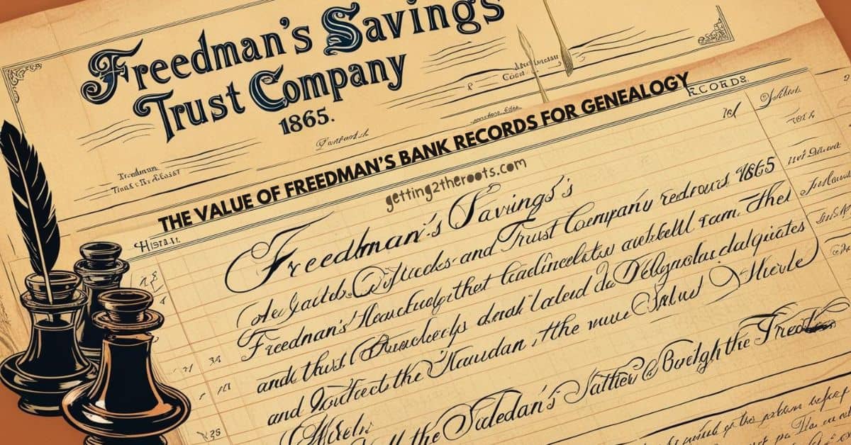 This image represents my article the Freedman's Bank Records.