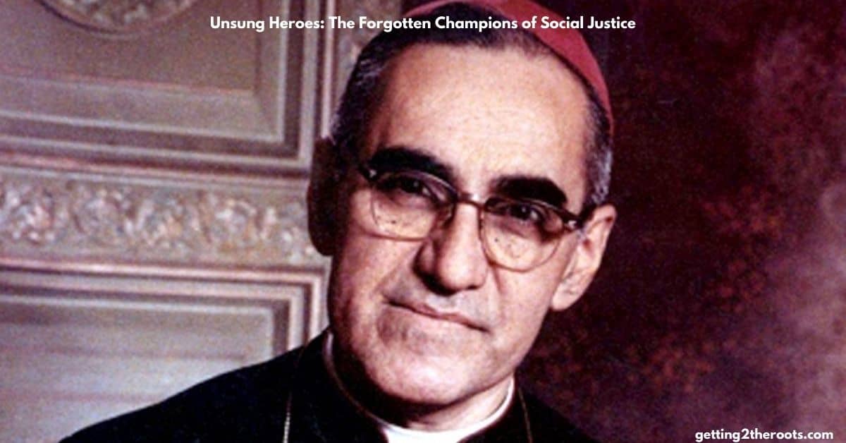 Image of Oscar Romero, representing Unsung Heroes.