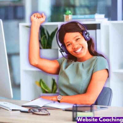 Offoce setting representing Website Coaching.