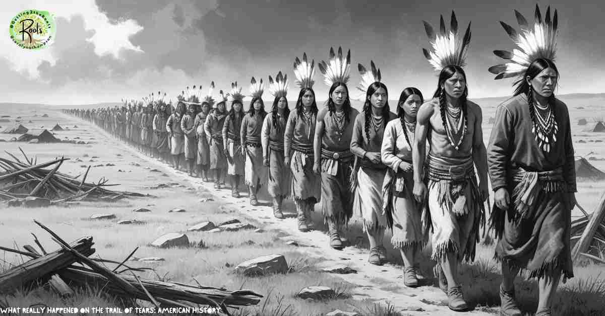 AI image representing Trail of Tears.
