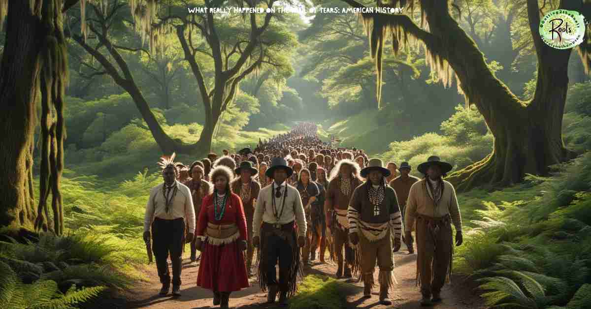 AI image representing Trail of Tears.