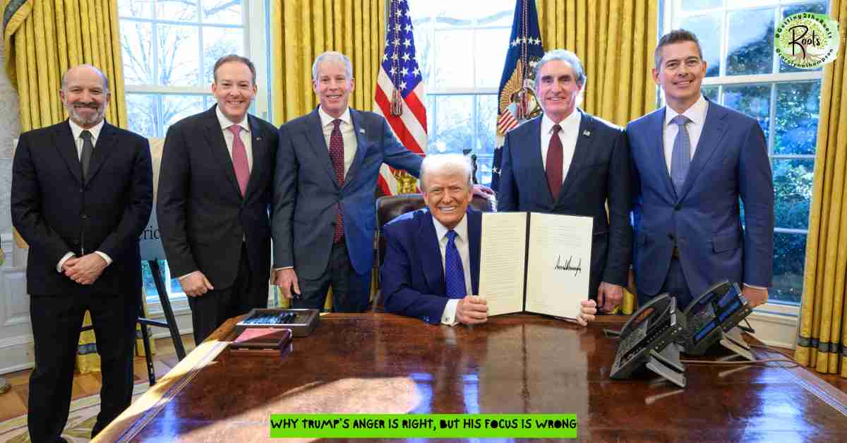 Images of President Trump representing my article Why Trump's Anger is Right, But His Focus is Wrong.