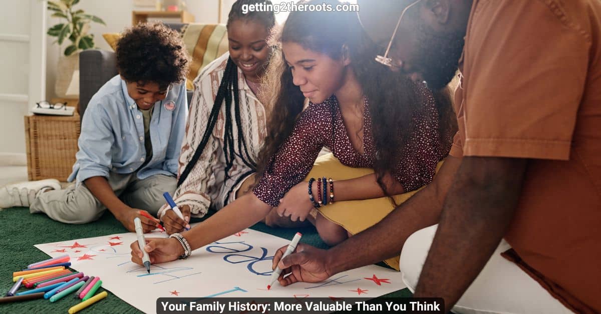 Image of a black family representing my article, Your Black Family History More Valuable Than You Think.