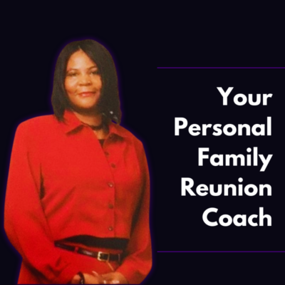 Your Personal Family Reunion Coach Carolyn A standing.