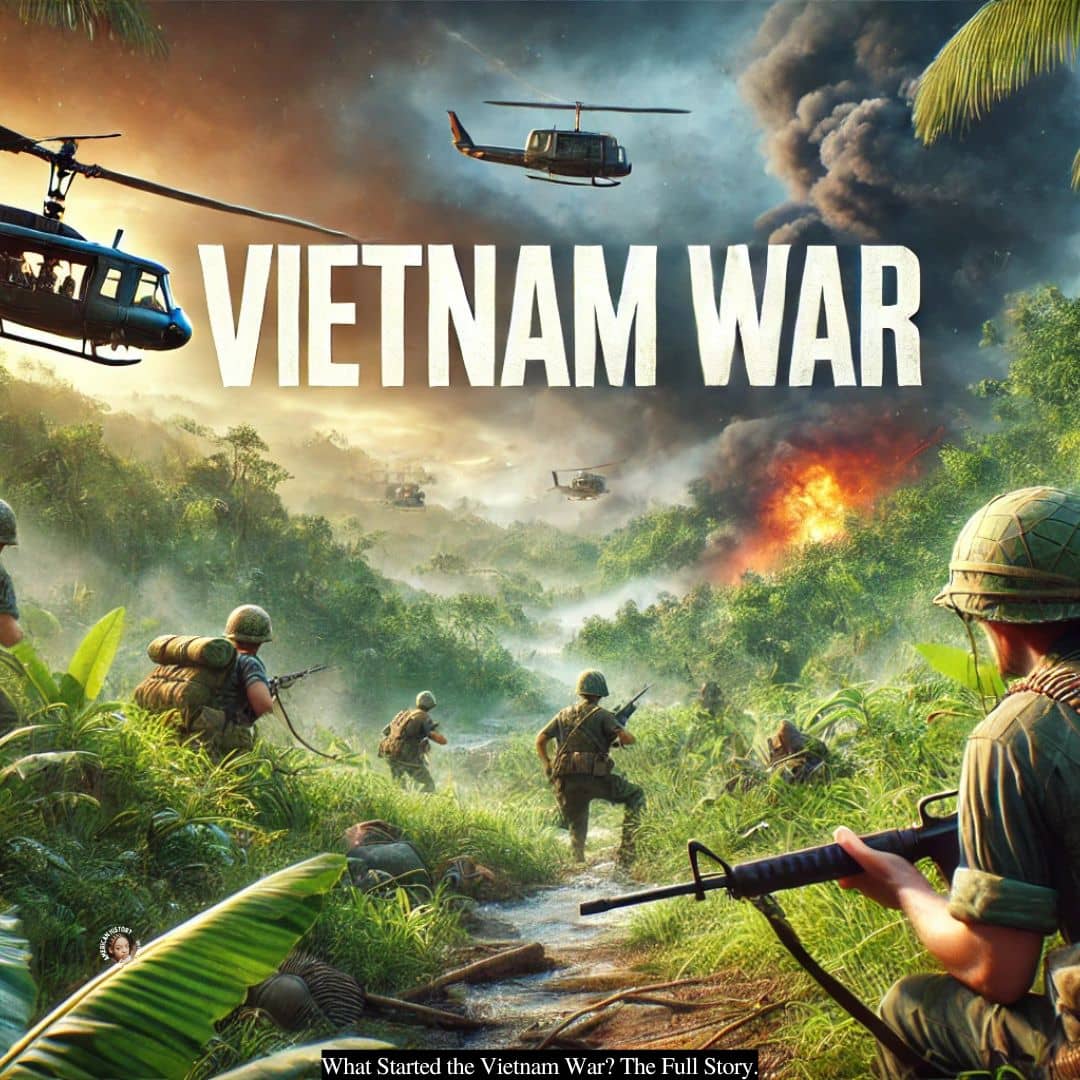 This image represents my article What Started the Vietnam War.