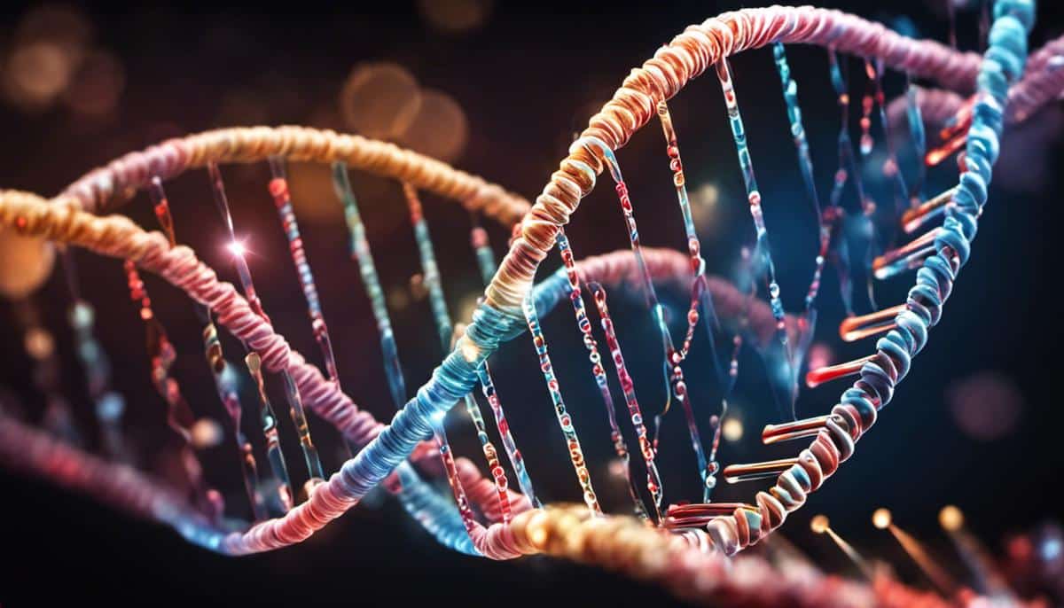 An illustration showcasing the intricate relationship between DNA determination and Parental DNA Inheritance, highlighting the elaborate and intertwined aspects.