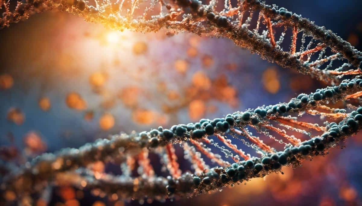 An illustration showcasing the intricate relationship between DNA determination and Parental DNA Inheritance, highlighting the elaborate and intertwined aspects.